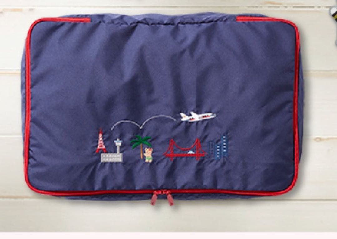 ファミリア　JAL パッキングケース　トラベルポーチ