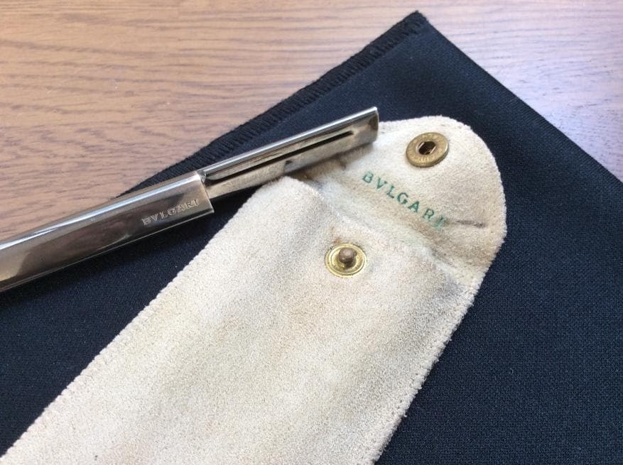 ability様　BVLGARI　シルバー　ボールペン　青インク