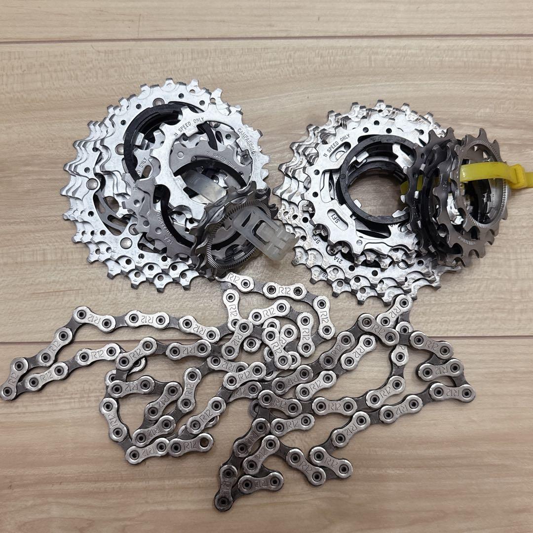 カンパニョーロ Campagnolo 11S チェーン＆スプロケット　セット