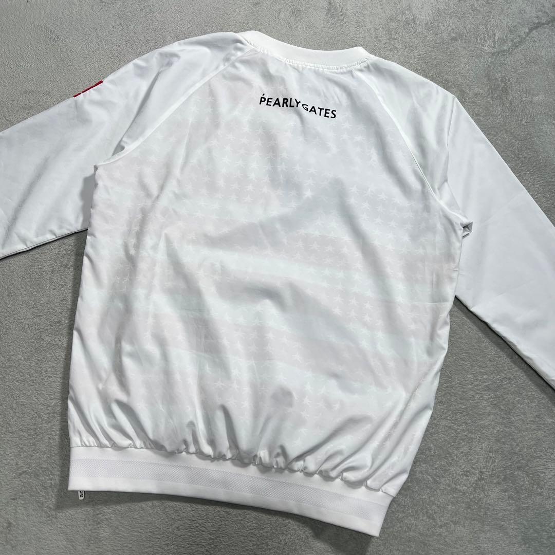 パーリーゲイツ　ナイロントレーナー　ブルゾン　ゴルフウェア　ホワイト　6