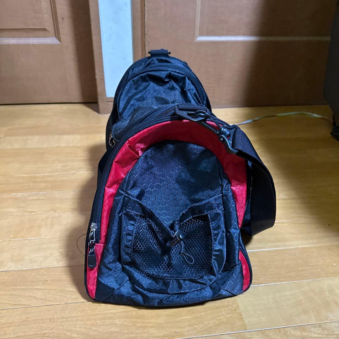 スリクソンスタンド式キャディバッグ9型フード付き＆ゴルフバッグセット品