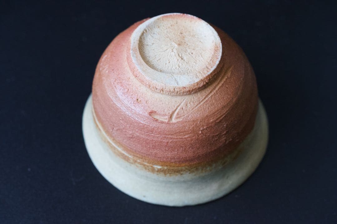 矢野直人　唐津杯　共箱　共布 陶歴栞付