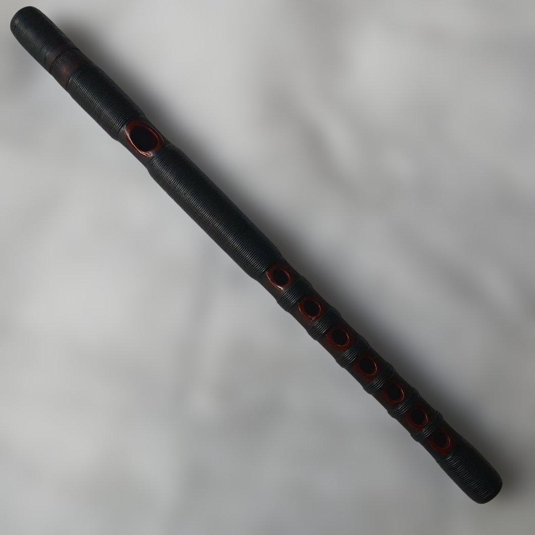 鳳聲晴由氏の作 能管