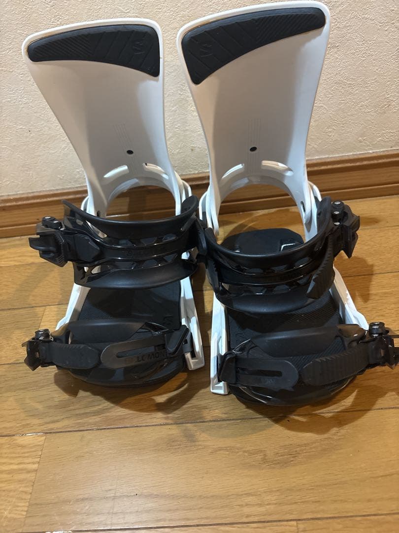 SALOMON スノーボード ビンディング ホワイト/ブラック