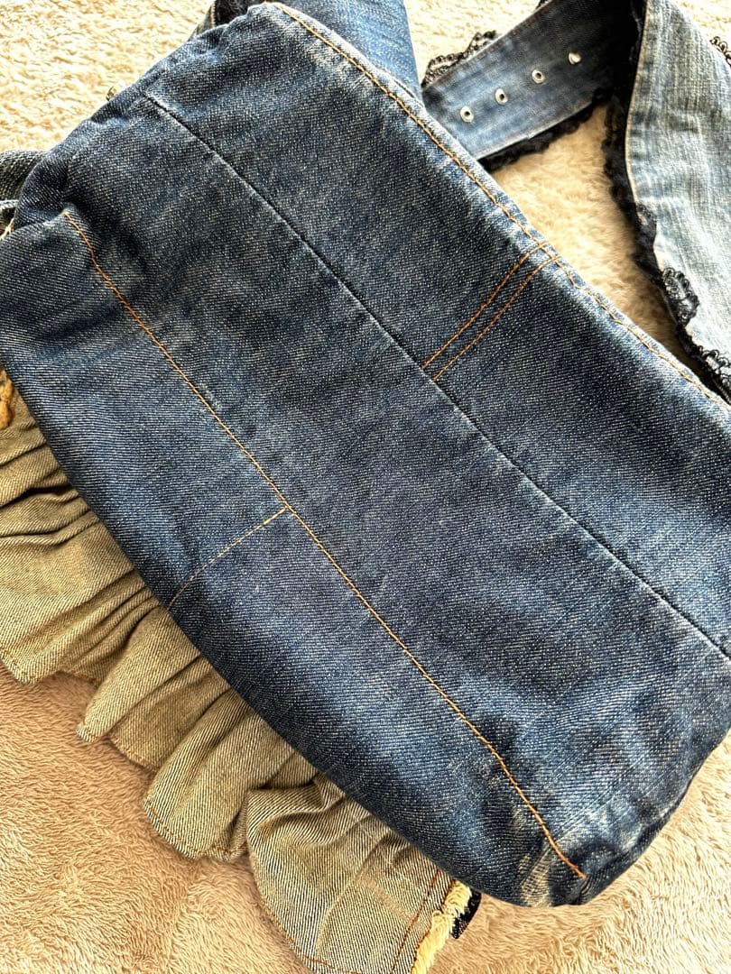 CLOSET STRAUSS & CO. デニムフリルスリングCL501