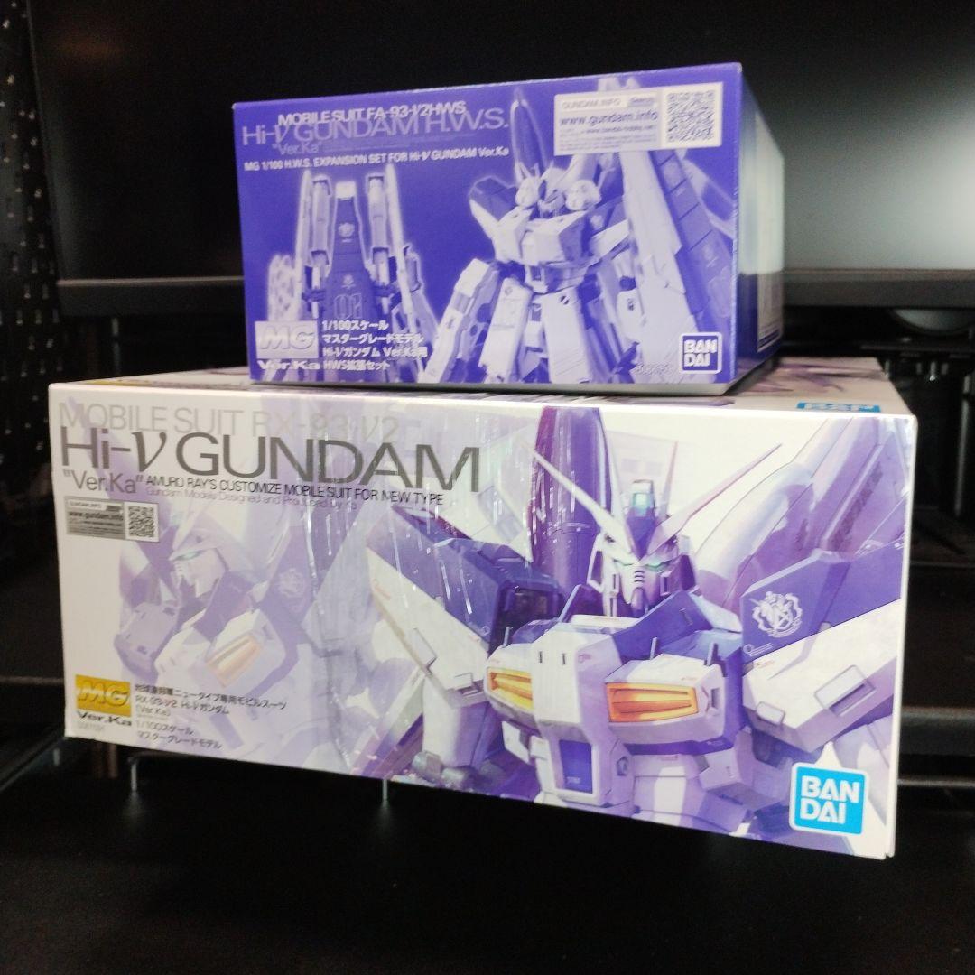 未開封新品 MG Hi-νガンダムVer.Ka＋HWS拡張セット 合計2個セット