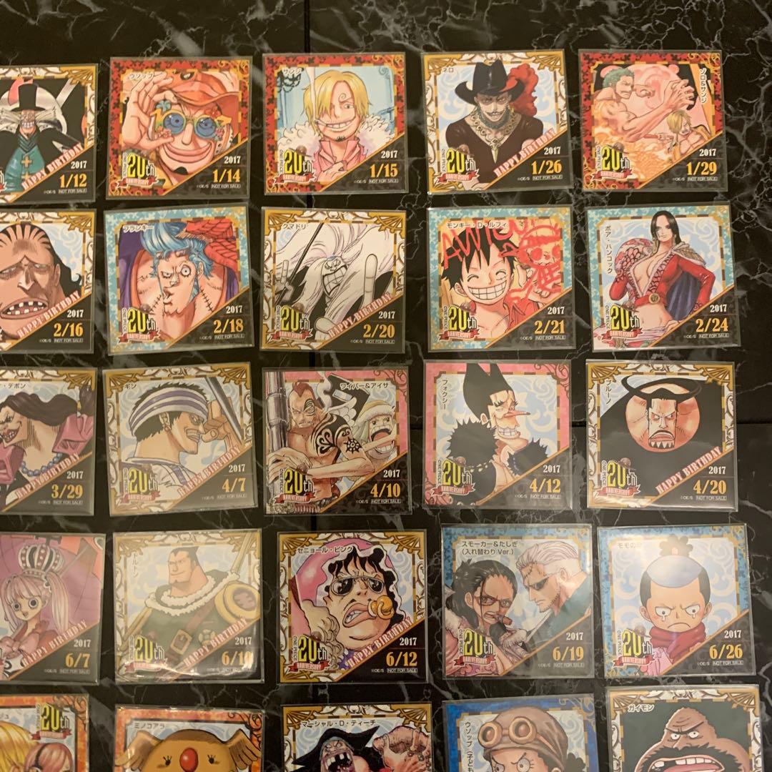 麦わらストア　365日　ステッカー　100種類　以上？　セット　誕生日　ルフィ