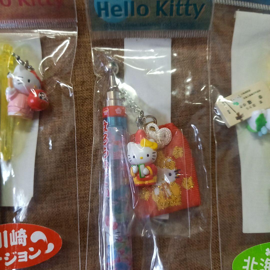 SANRIO☆幸運☆開運☆縁起☆神社☆根付けストラップ&シャープペン☆ボールペン