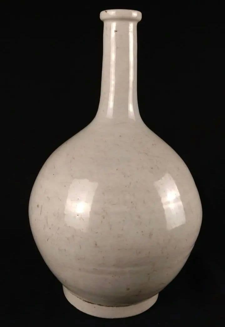無地白磁瓶 徳利 高麗 李朝 朝鮮 陶磁器 伊万里 有田