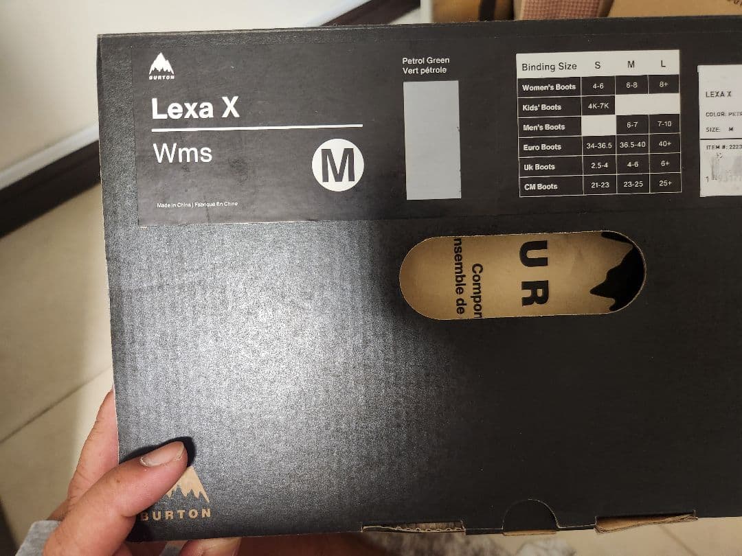 BURTON レクサX ウィメンズMサイズ 新品未使用品 バートン