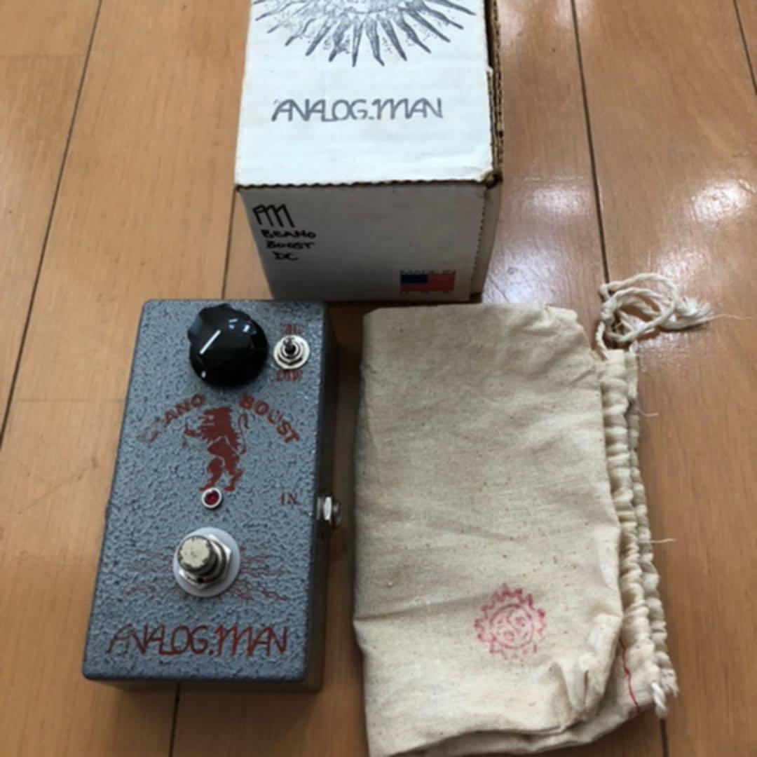ギター Analog.man Beano Boost NKT275 white Dot