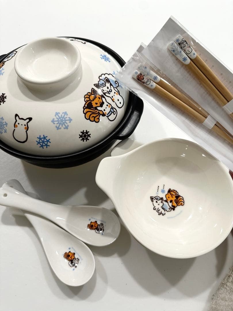 【激レア】イッツデモ　ポケモン　ロコン鍋7点セット