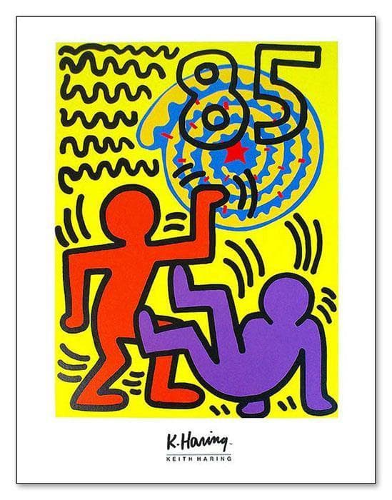 限定額装品/キース・ヘリング/Untitled September26 1984