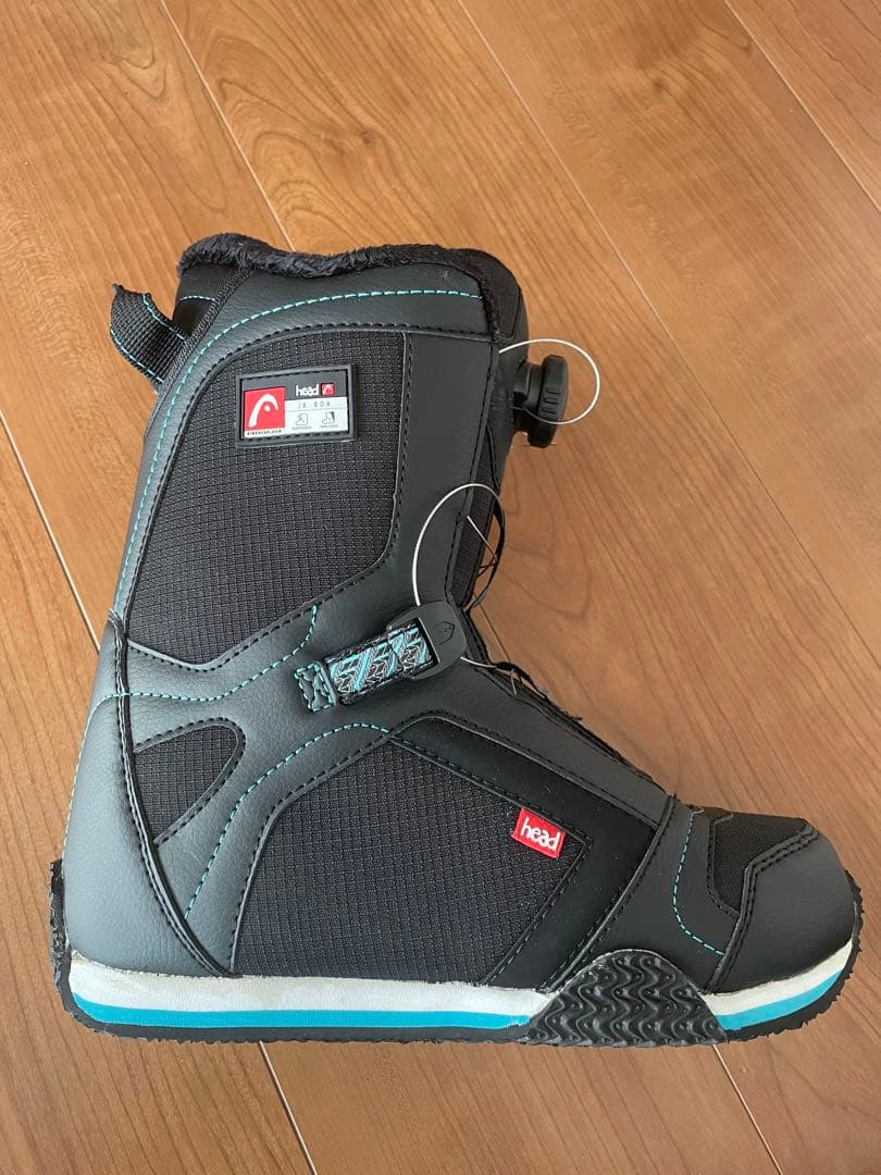 美品 スノーボードブーツhead JR BOA 24.5/25.5cm ジュニア