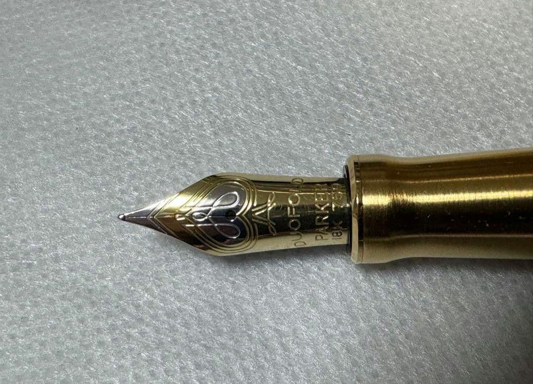 PARKER パーカー 万年筆 デュオフォールド プレステージ アロー GT F