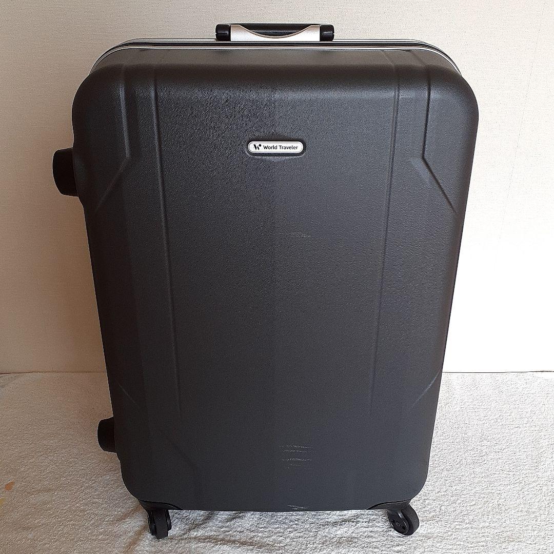 【美品】ワールドトラベラー ACE スーツケース ダークグレー