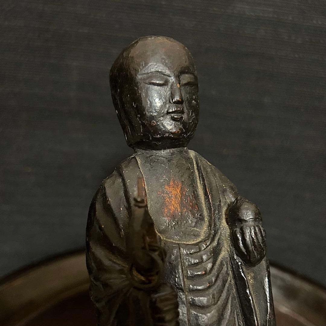 旧家解体時にでた、古い木彫の地蔵尊