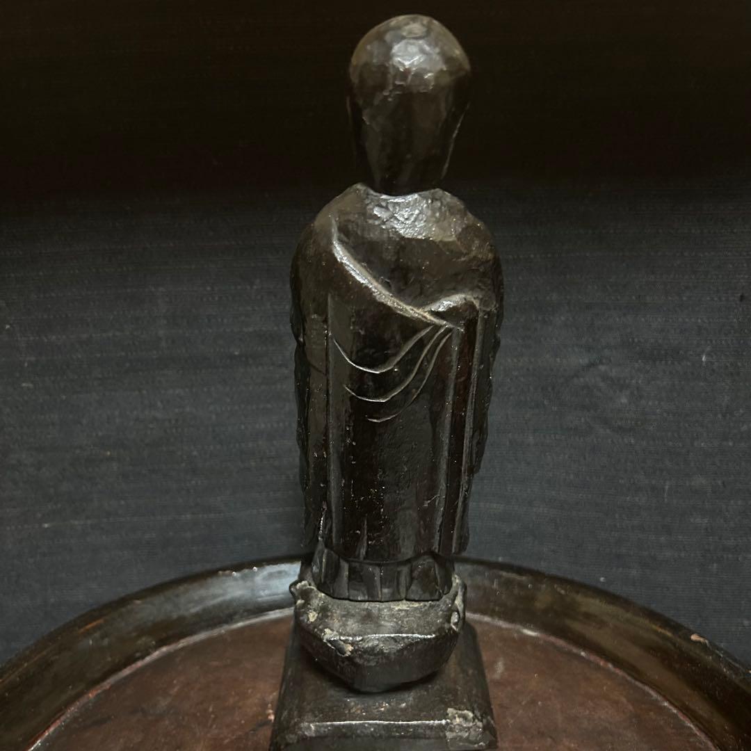 旧家解体時にでた、古い木彫の地蔵尊