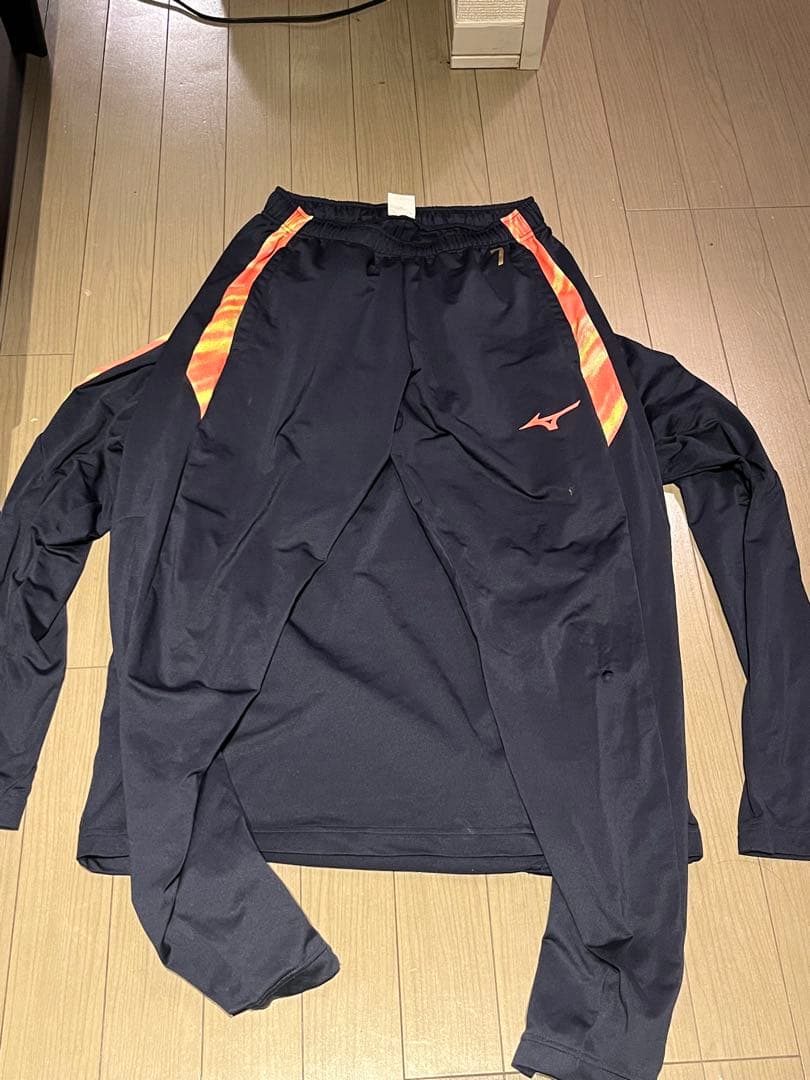 選手権着用　Mizuno ハーフジップジャージ セット7番