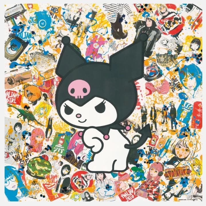 Backside works. × クロミ アートポスターA