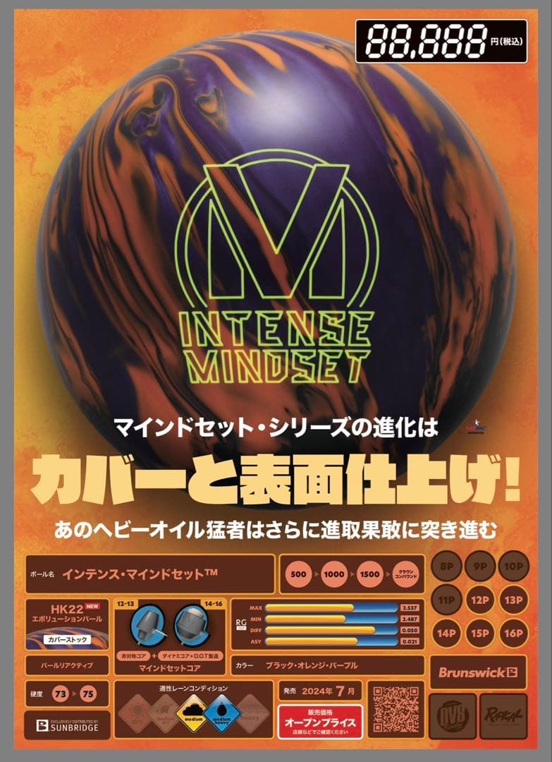 新品未使用インテンス・マインドセット　14P3oz