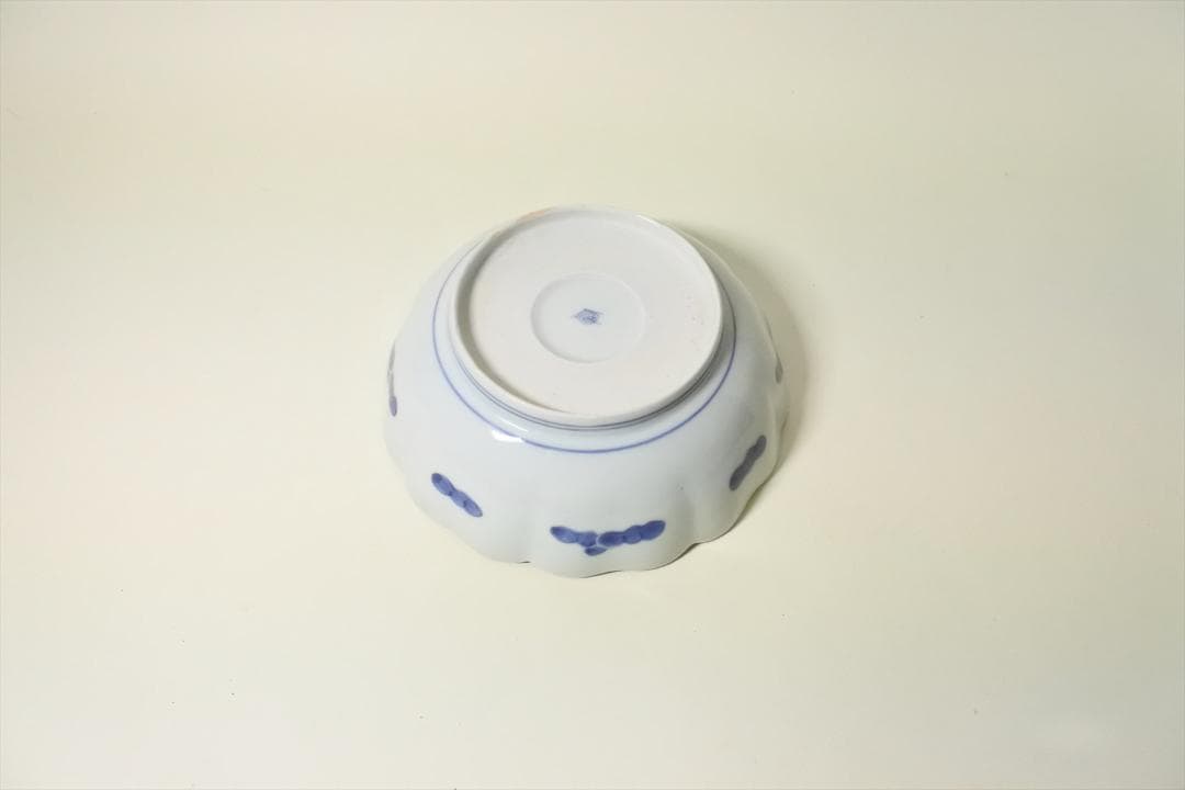 江戸末期　伊万里　色絵　鉢　５客組　骨董品　アンティーク　d