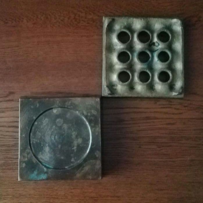 逸品　真鍮　灰皿　ミッドセンチュリー　オブジェ　スウェーデン　インダストリアル