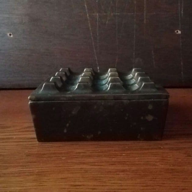 逸品　真鍮　灰皿　ミッドセンチュリー　オブジェ　スウェーデン　インダストリアル