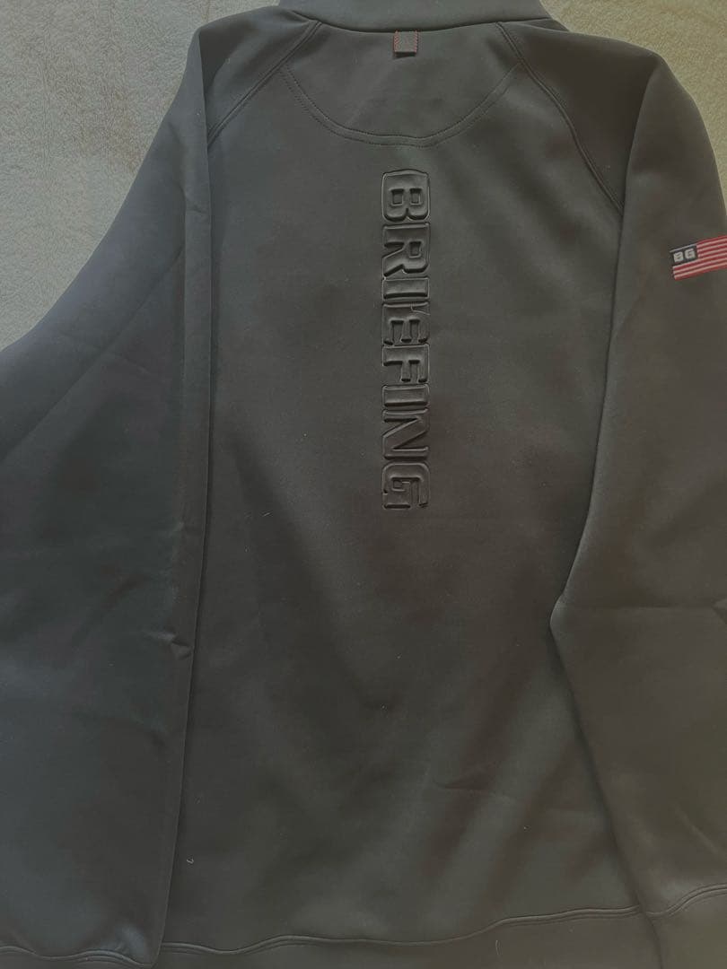 ブリーフィング　3Dロゴジップアップ　ブラックL