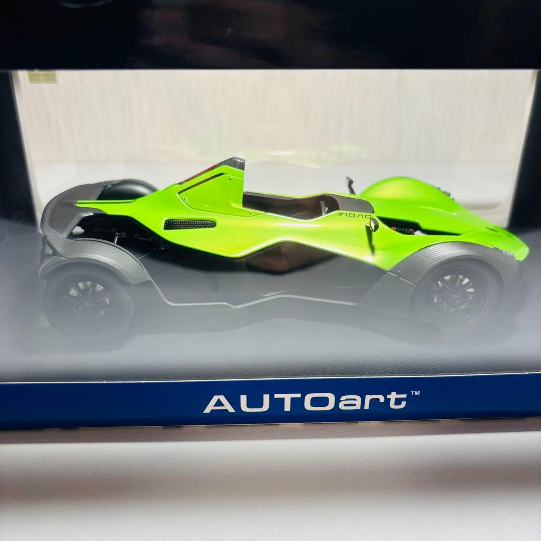 【貴重廃盤】AUTOart 1/18 BAC MONO メタリックグリーン 美品