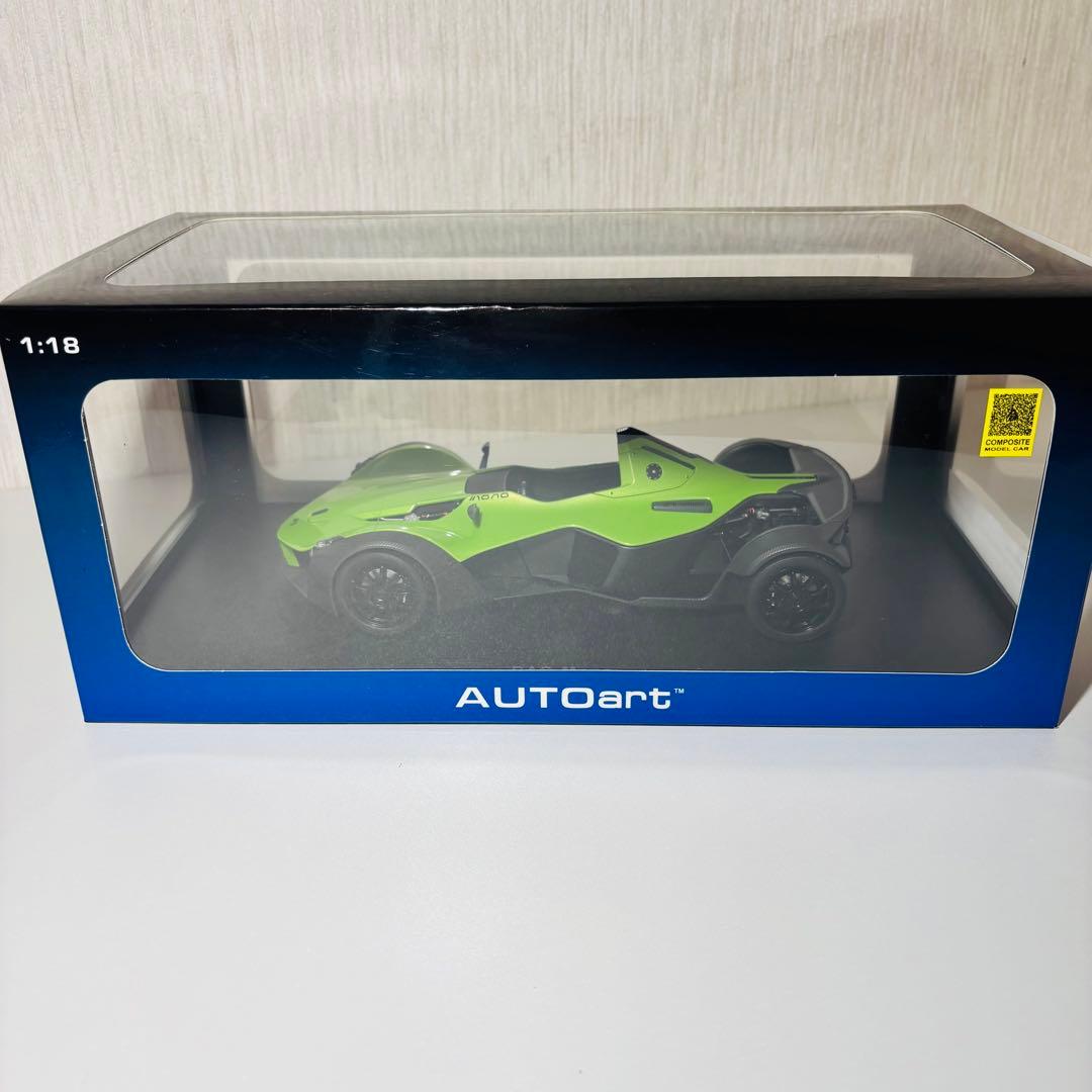 【貴重廃盤】AUTOart 1/18 BAC MONO メタリックグリーン 美品