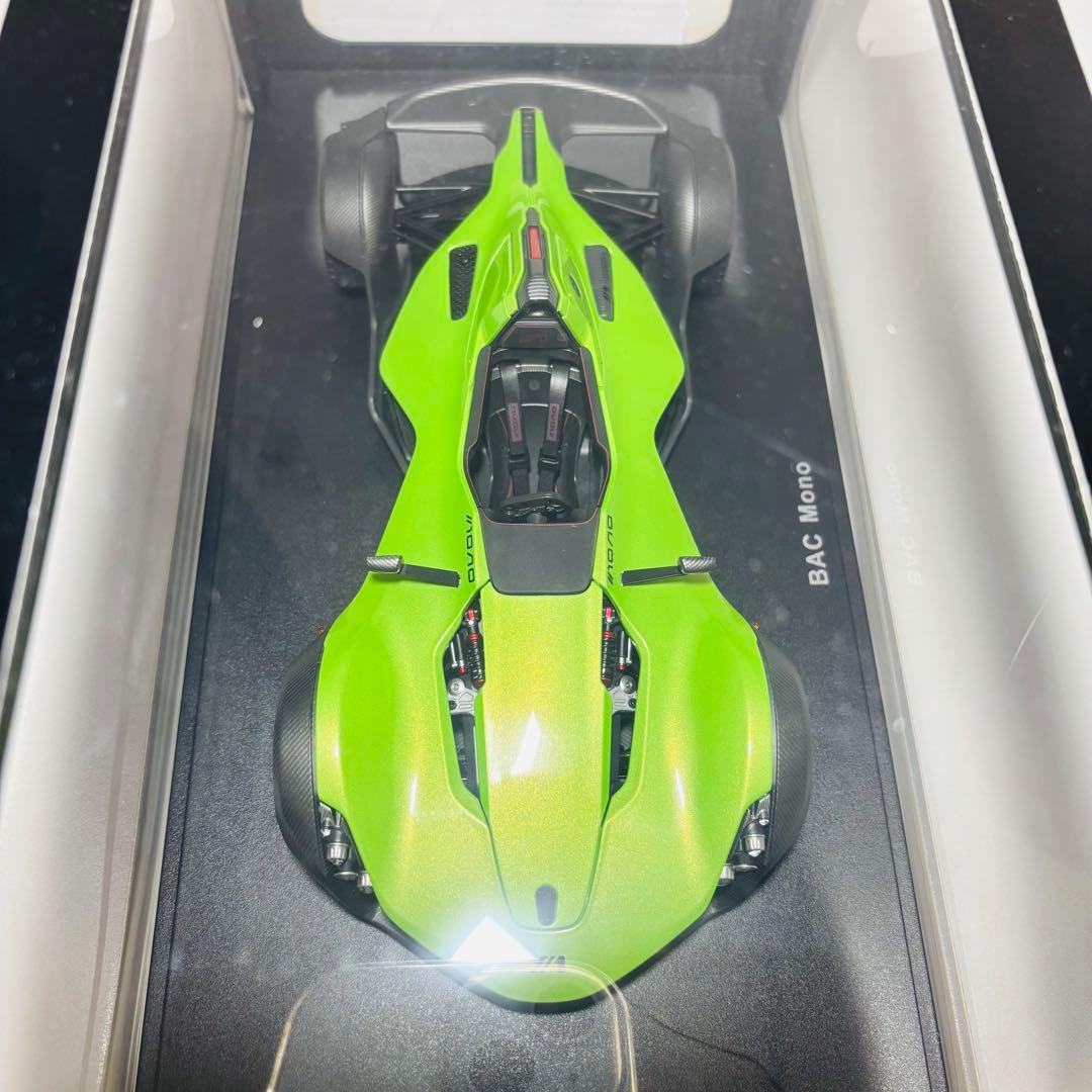 【貴重廃盤】AUTOart 1/18 BAC MONO メタリックグリーン 美品