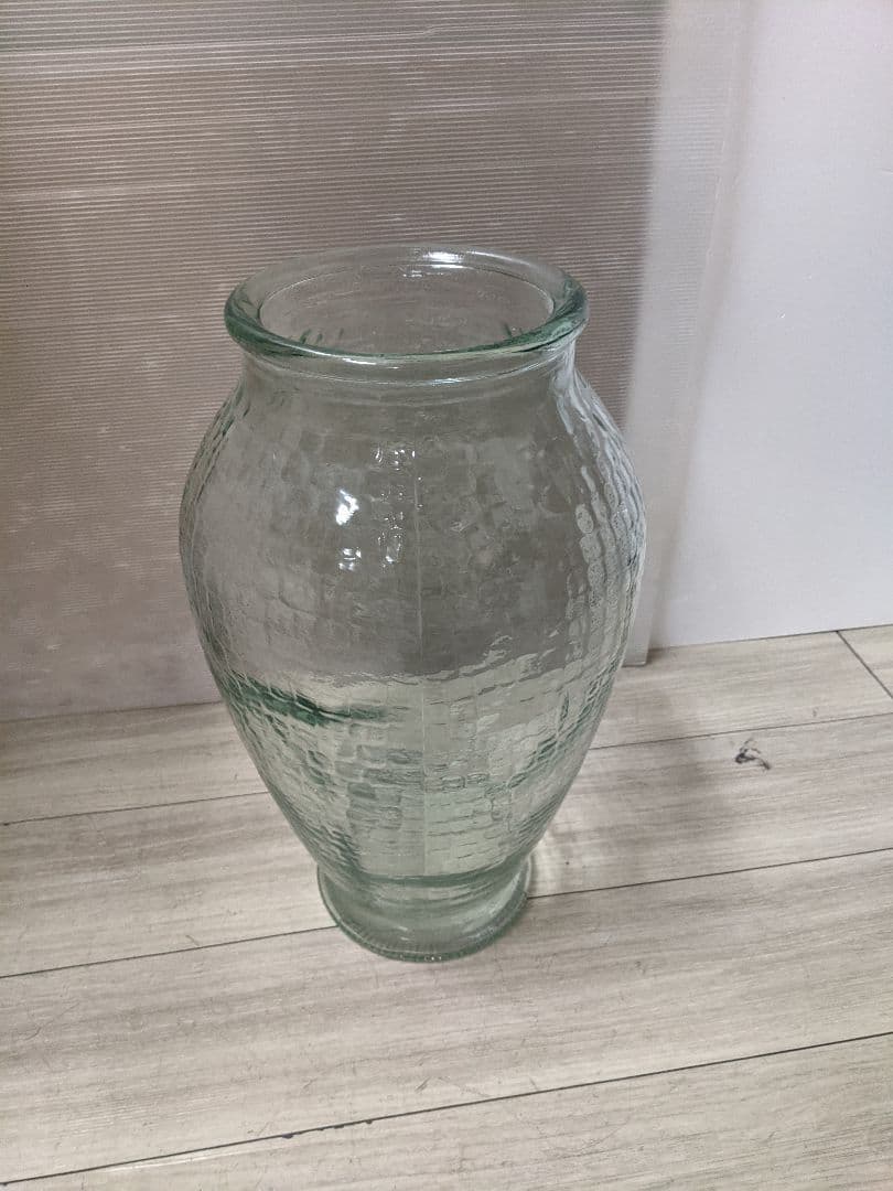 イタリア製 フラワーベース 花瓶 ガラス製 インテリア 花器