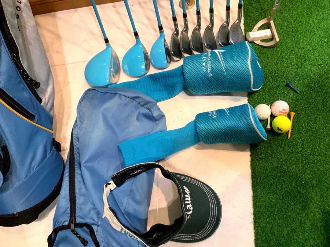 豪華　レディースゴルフクラブ 本格フルセット　ワールドイーグル　プロ推進　優しい