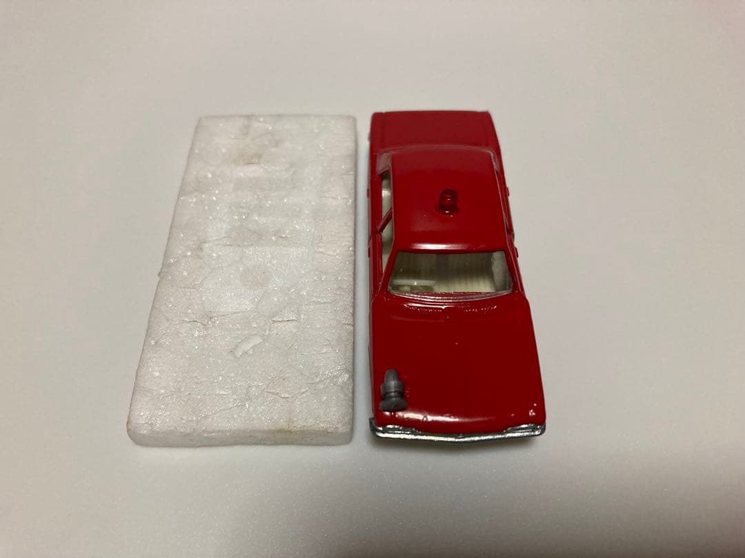 トミカ　日本製　クラウンファイアチーフカー　1Aホイール　色指定箱　当時物　希少