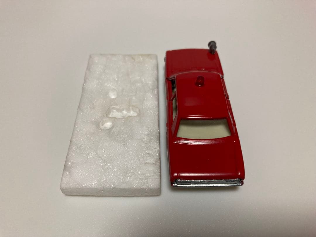 トミカ　日本製　クラウンファイアチーフカー　1Aホイール　色指定箱　当時物　希少