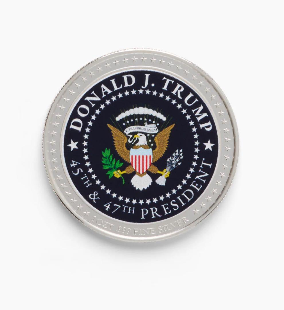 Donald J. Trump  1オンス 銀製 トランプ銀貨