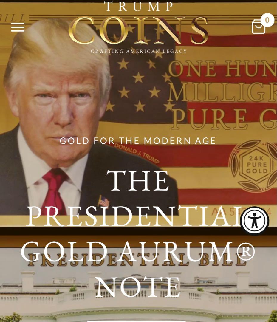 Donald J. Trump  1オンス 銀製 トランプ銀貨