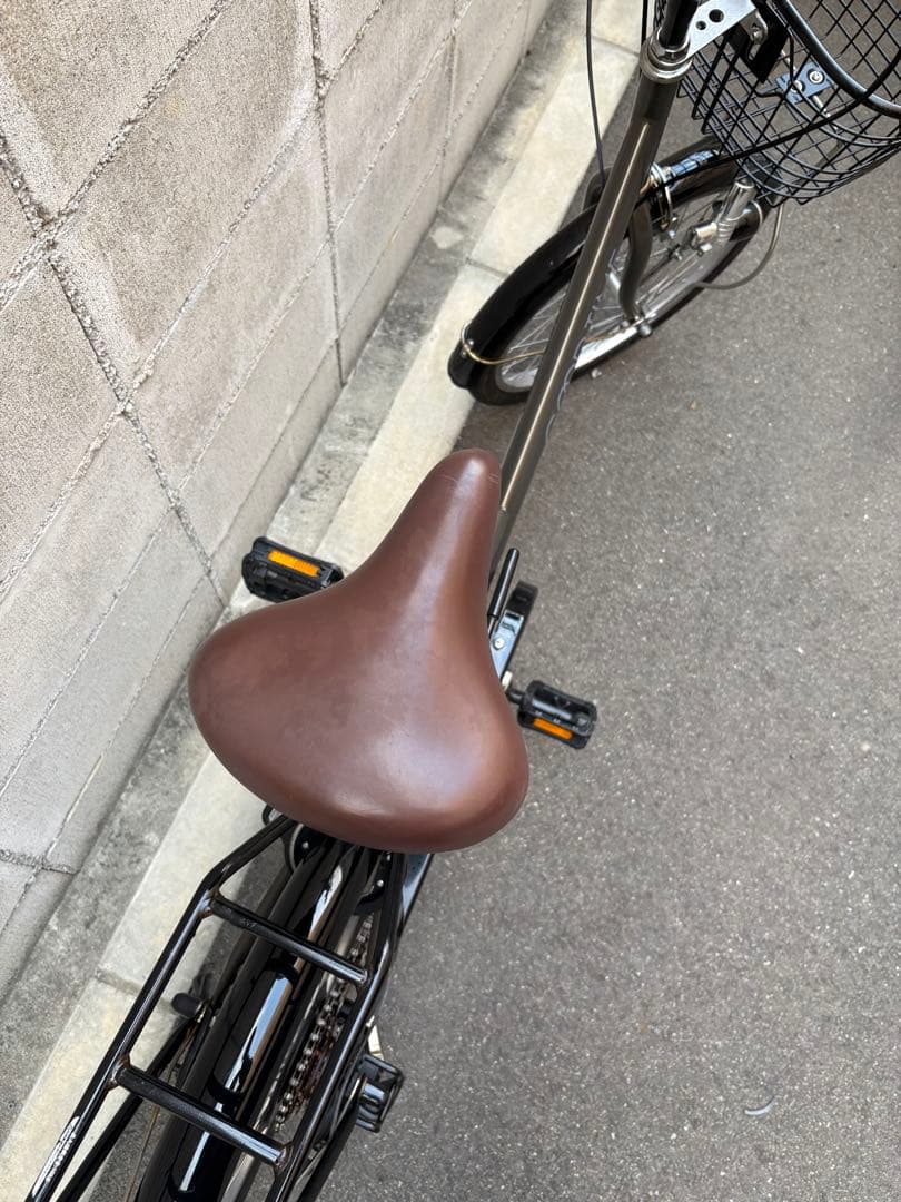 <両タイヤ新品>ミニベロ　カーキ