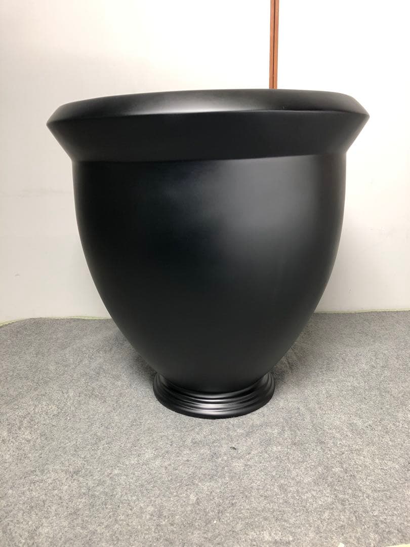 ディスプレイ用壺・マットブラック色