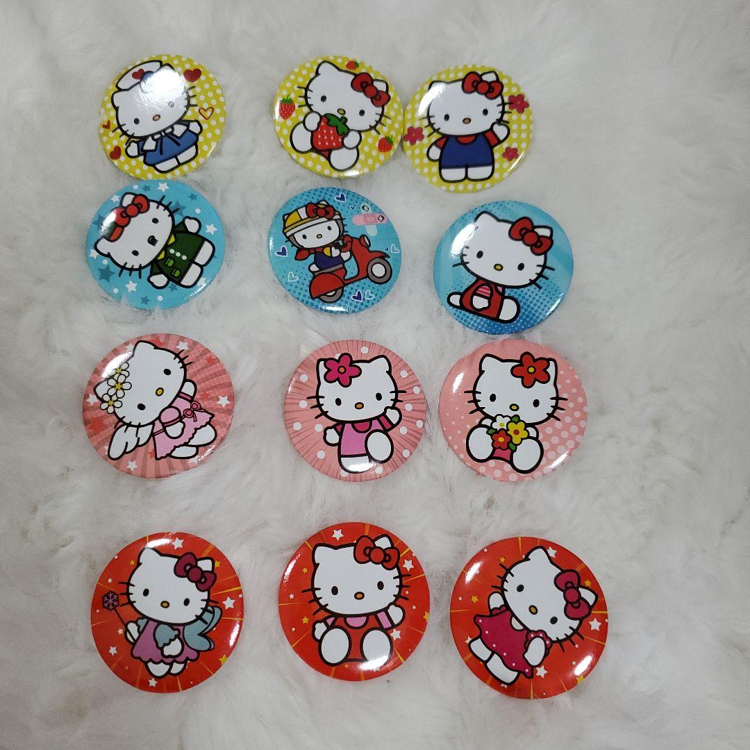 ✨新品未使用 キティ 缶バッジ キーホルダー シール バンド