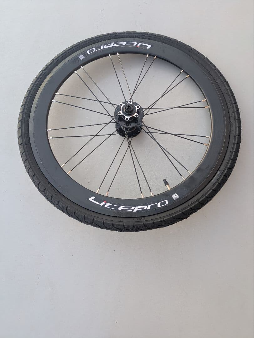 LitePro 451サイズ DB用ホイールセット　タイヤ、クイックリリース付き