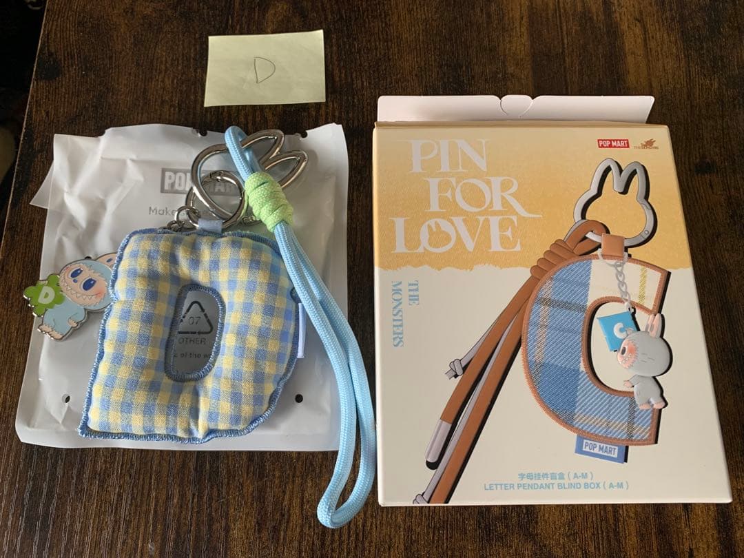 ラブブ PIN FOR LOVE アルファベット ペンダントアソートセット