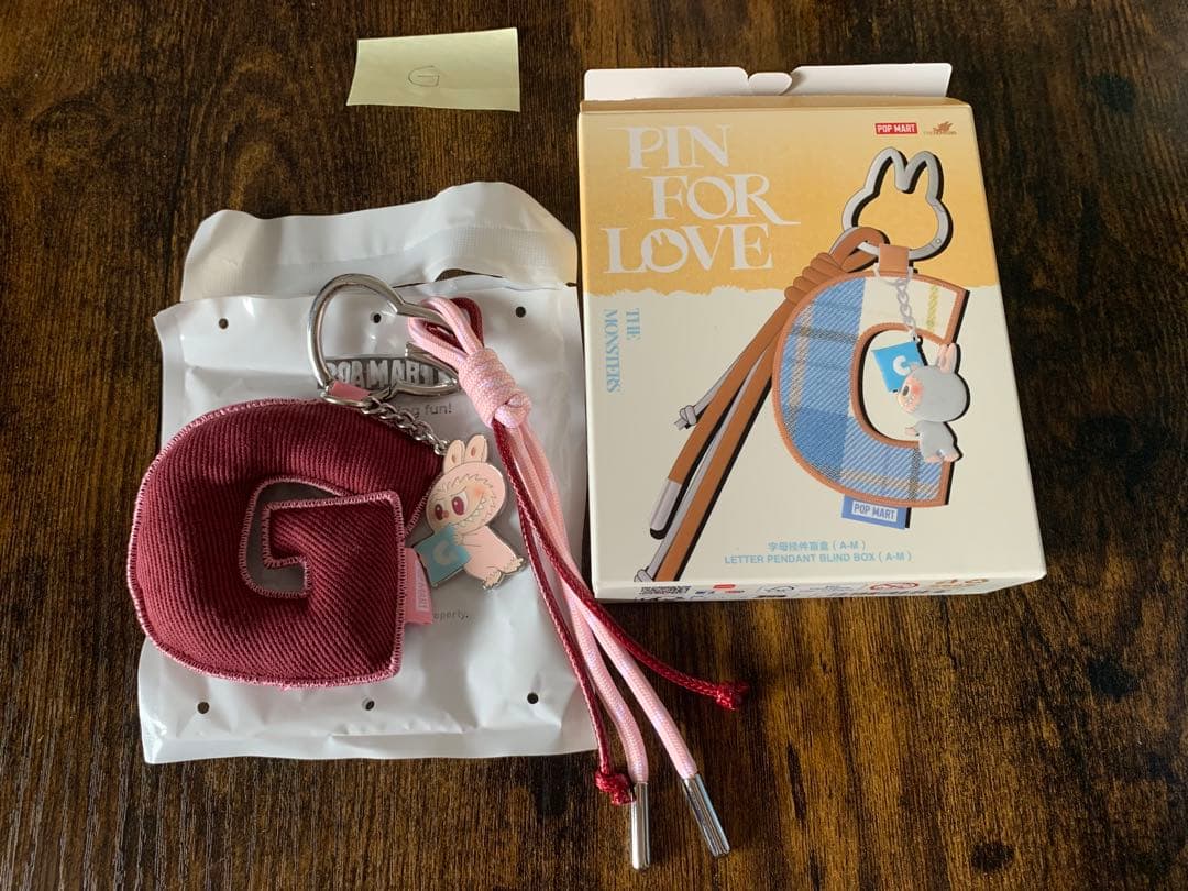 ラブブ PIN FOR LOVE アルファベット ペンダントアソートセット
