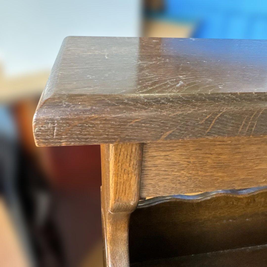 本日限定価格　アンティーク家具　引き出し付きタイプ マガジンラック