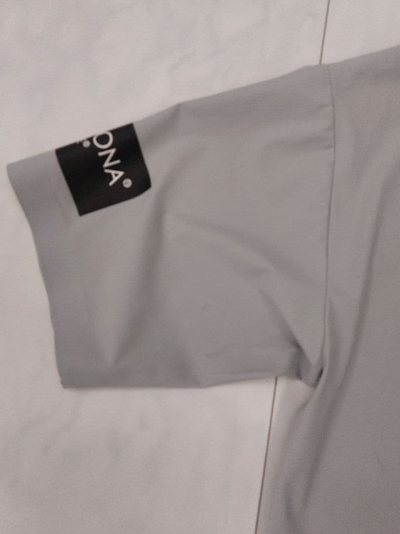 美品　マークアンドロナ　モックネック　半袖 メンズ　ゴルフ　46　マーク&ロナ