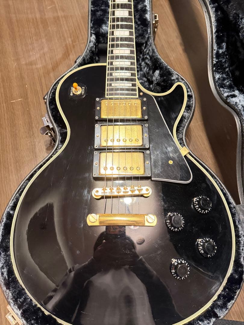 Burny レスポール カスタム 3PU バーニー　ギブソン