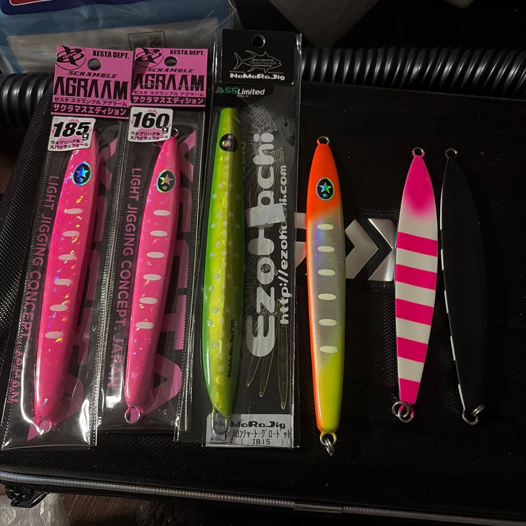 サクラマスジギング　メタルジグ