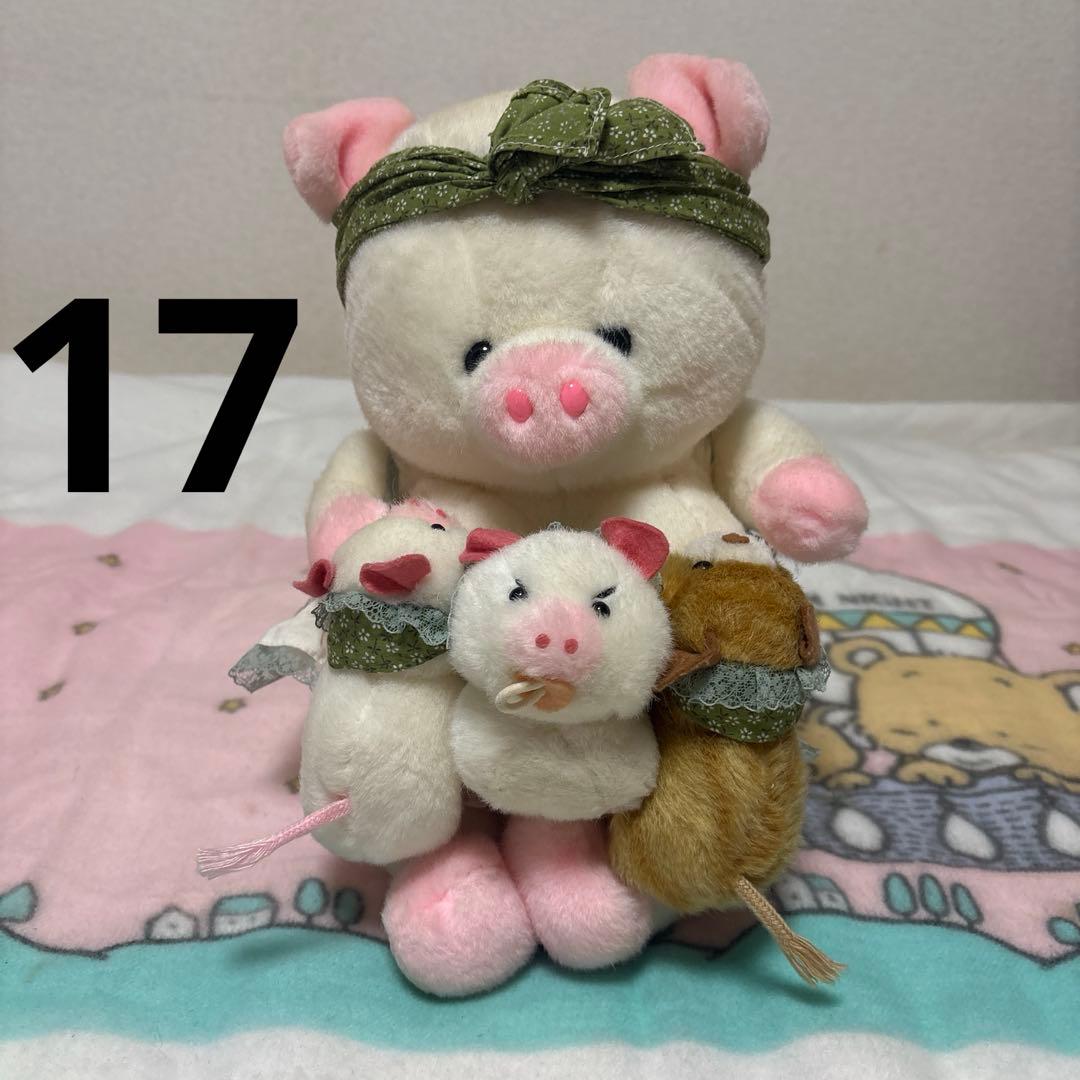 ブタ ぬいぐるみ＆マスコット 17こ まとめ売り バラ売り不可 中古品 ②