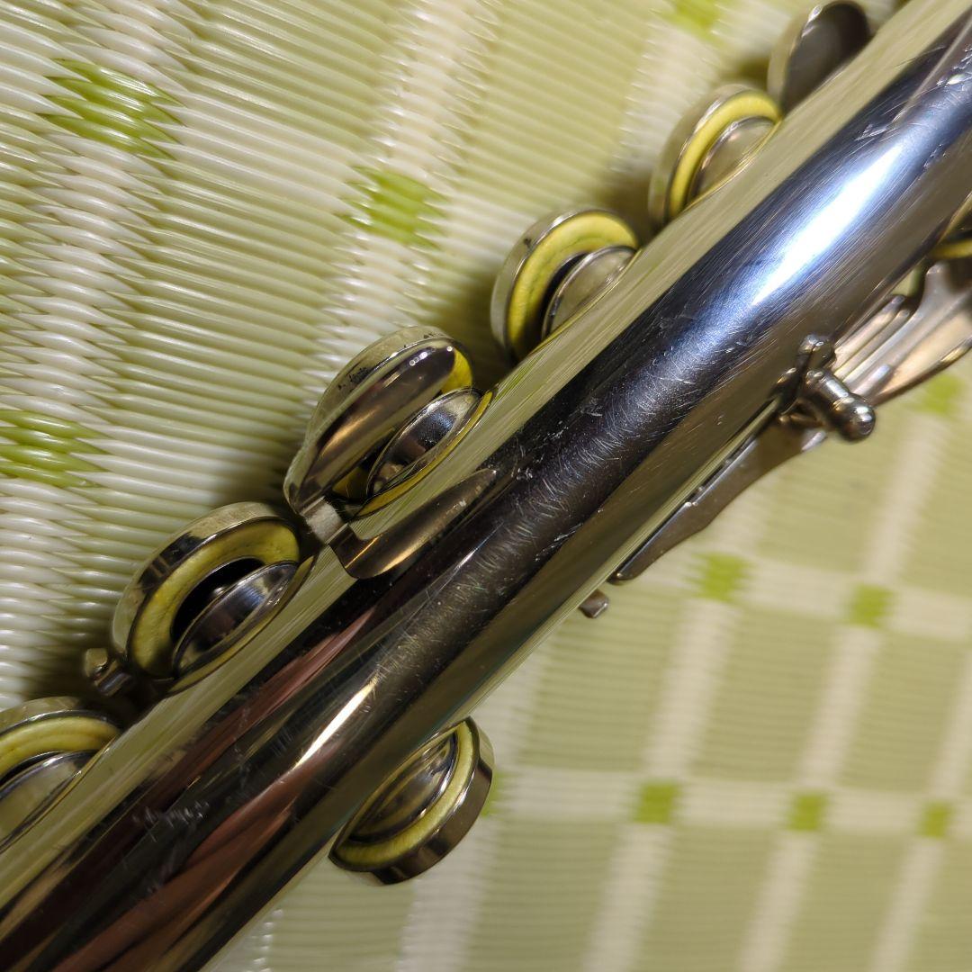 ヤマハフルート本体 YFL-211Ⅱ ケース・バッグ・掃除棒付き